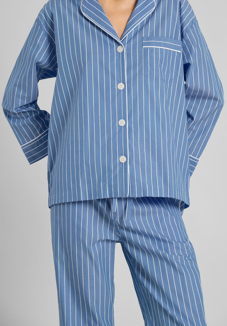 Marina Pajama Set in French Riviera Stripe